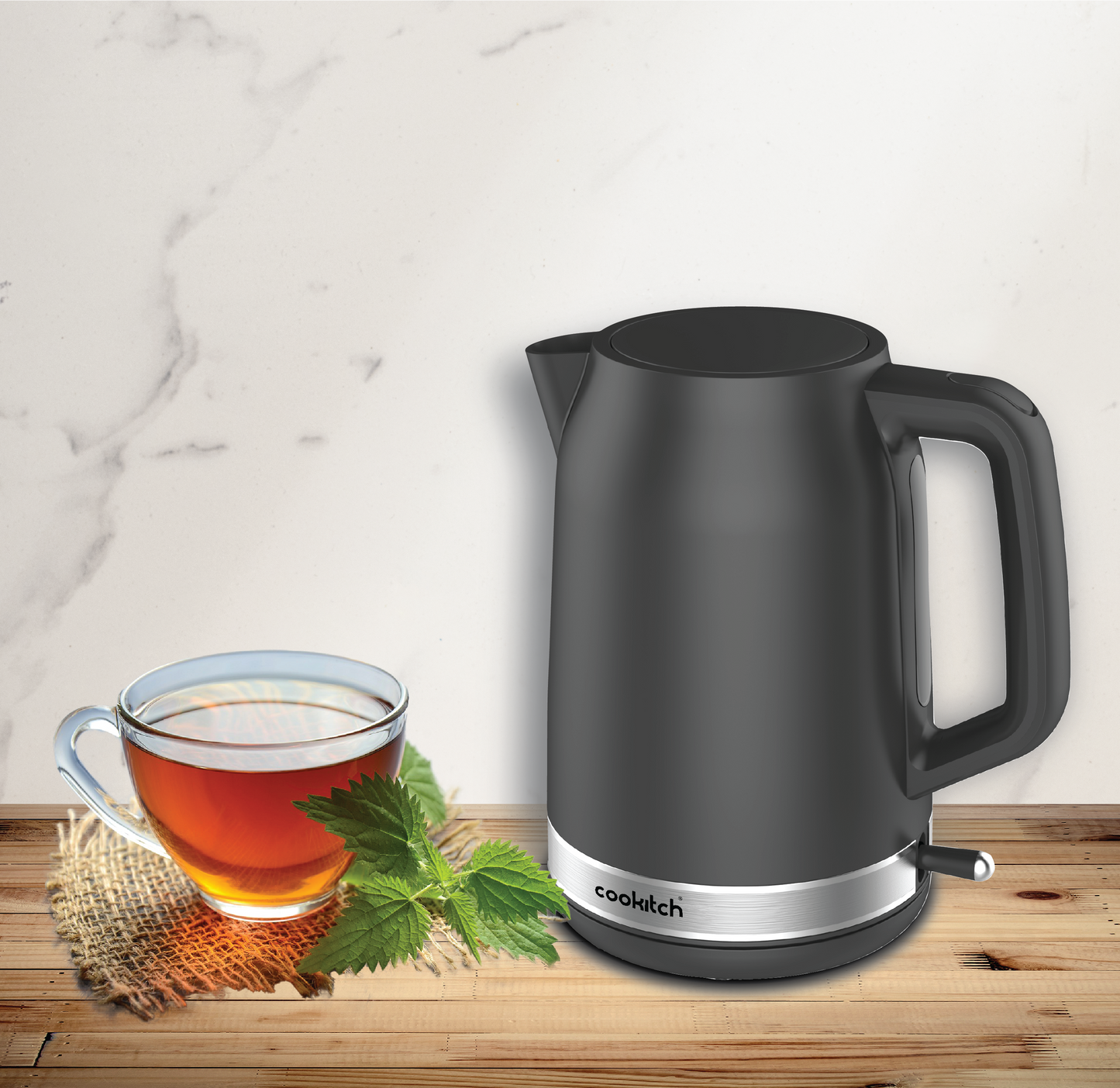 Jarro Elétrico Cookitch (2200 W - 1.7L - Preto Matte)