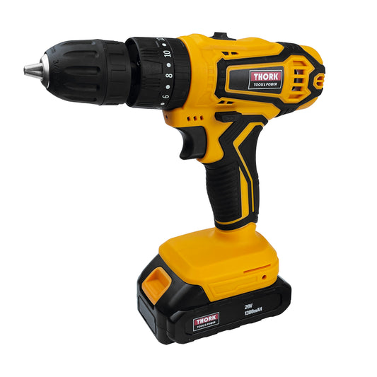 Aparafusadora com 3 Baterias + Acessórios THORK