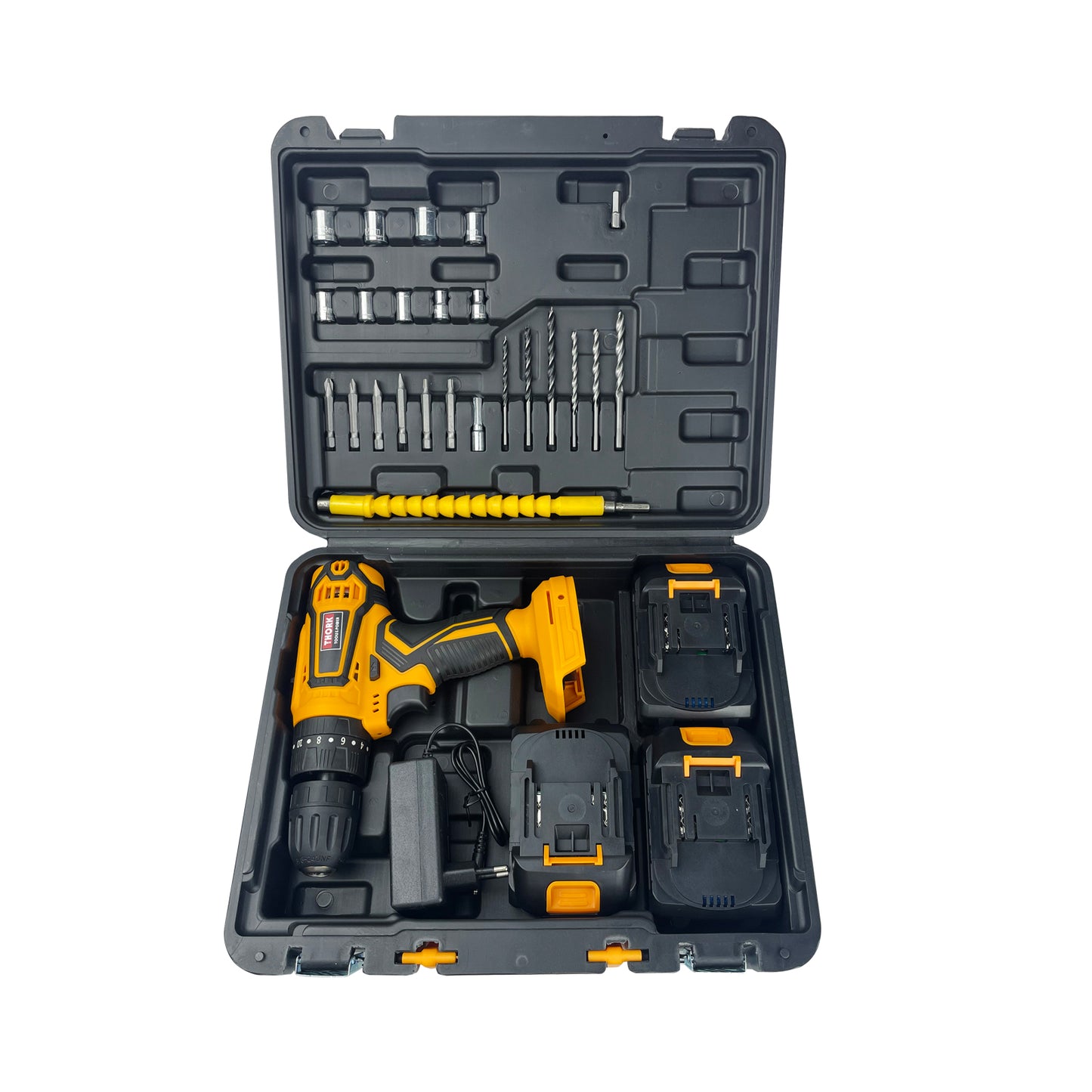 Aparafusadora com 3 Baterias + Acessórios THORK