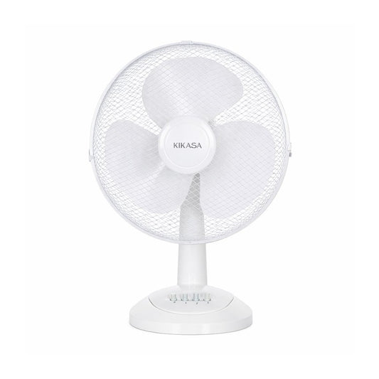 Ventoinha de Mesa 40w 35cm  3 Vel White Kikasa