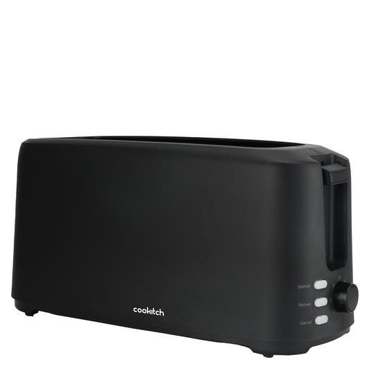 Torradeira 4 Fatias - Long Slot Preto Matte 1450w COOKITCH
