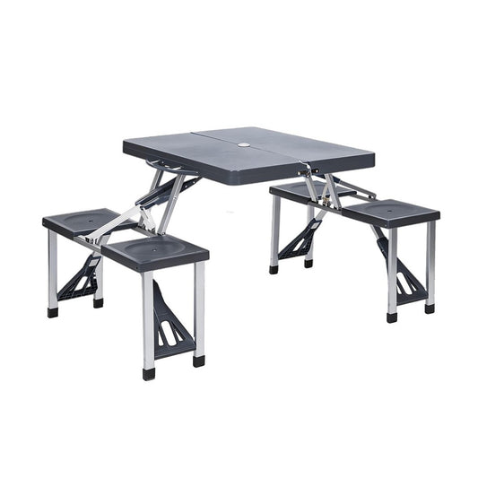 Mesa de Campismo Dobrável + 4 Cadeiras BORA BORA