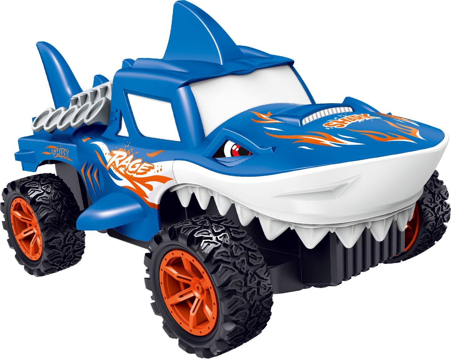 R/C 1:16 Tubarão Azul c/Luz e Som SPEEDRACER