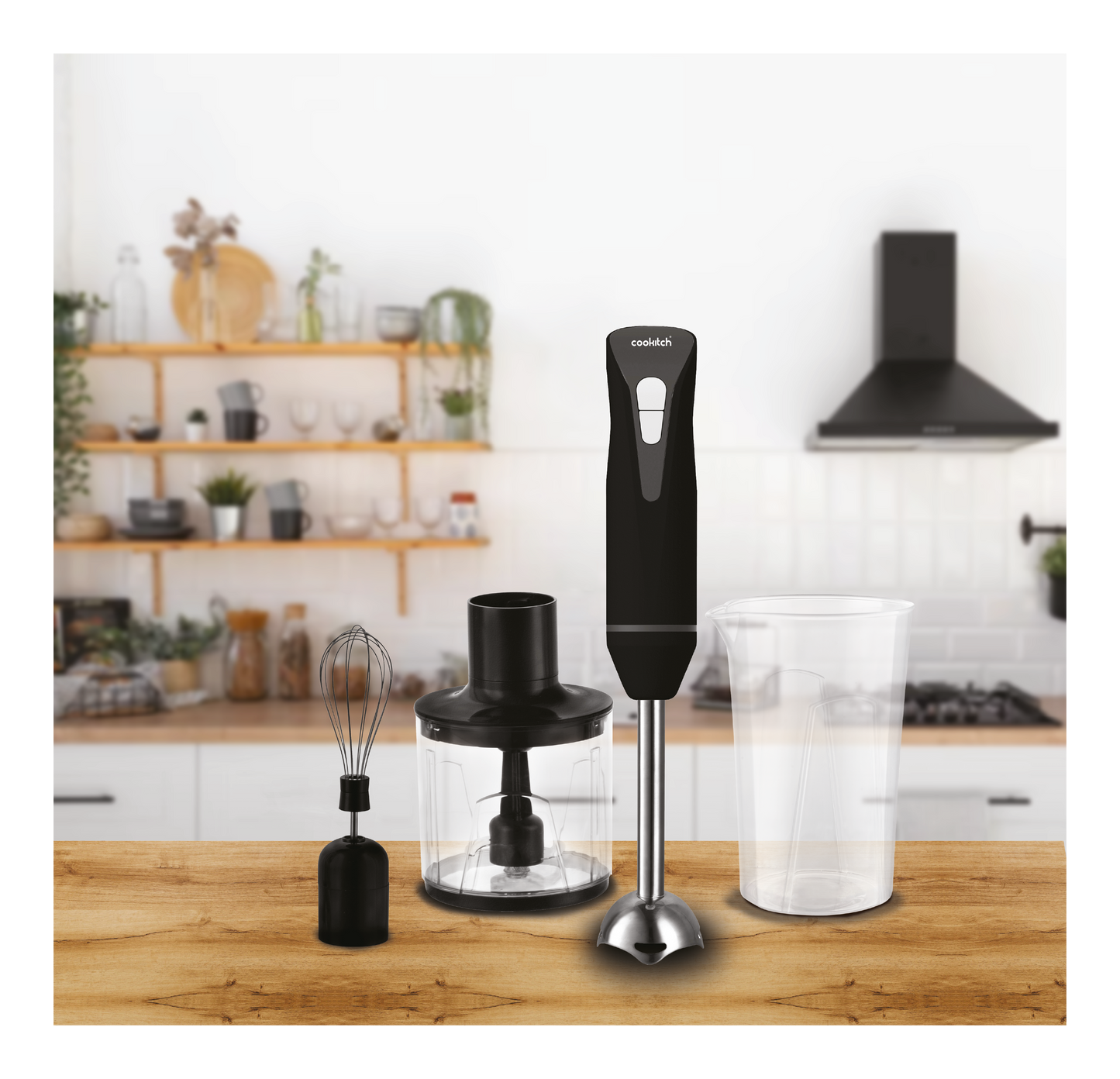 Varinha Mágica 1200W Set 3 em 1 Preto COOKITCH