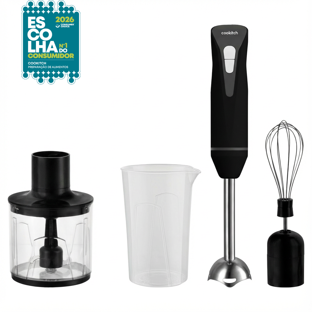 Varinha Mágica 1200W Set 3 em 1 Preto COOKITCH