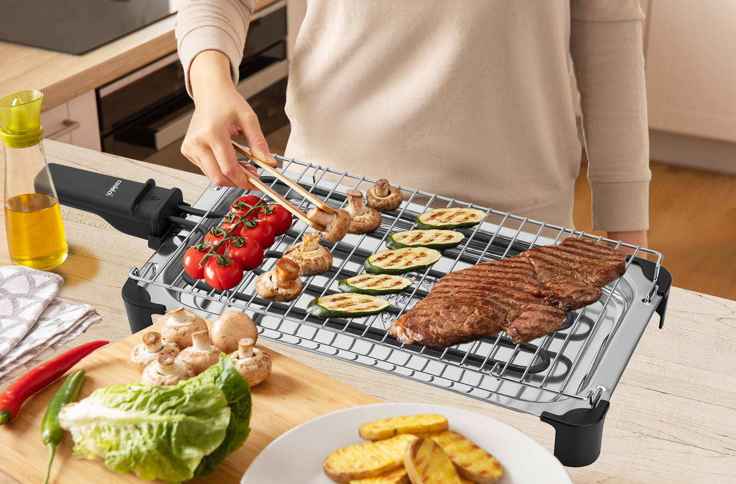 Grelhador Elétrico 2000W COOKITCH