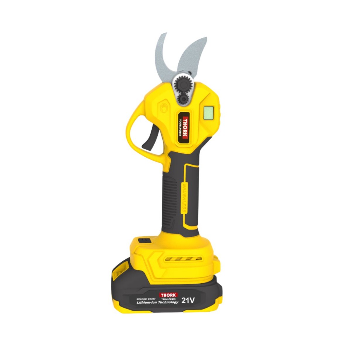 Tesoura de Poda 2 Baterias 21V 2000mAH THORK (Inclui: Óculos e Luvas de Proteção)