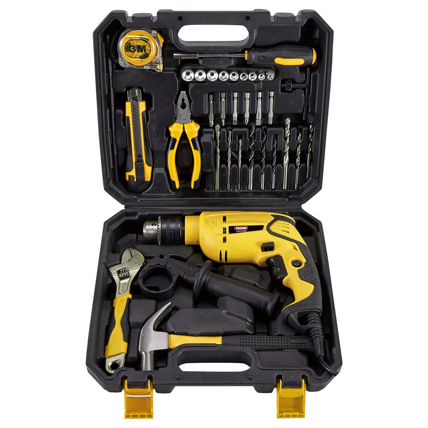 Conjunto Berbequim 500W + Mala 44 Peças THORK