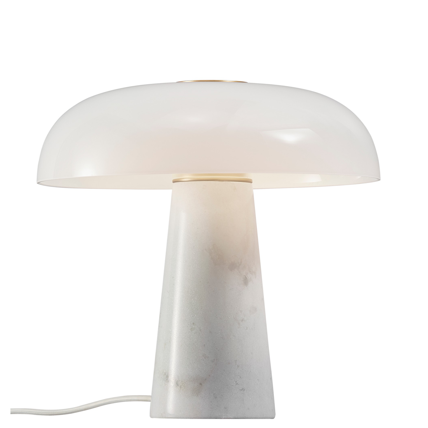 Glossy Candeeiro de mesa Branco Opal