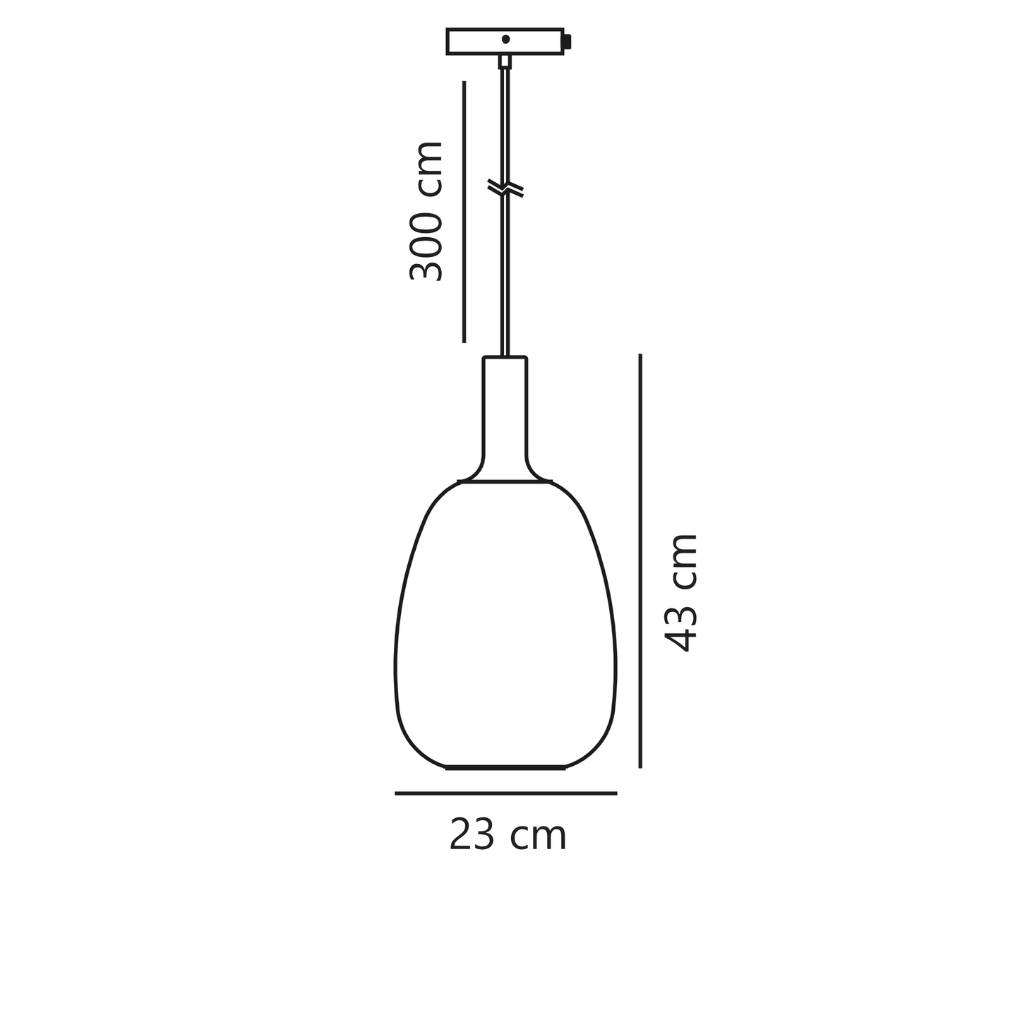 Alton 23 Candeeiro de Tecto Branco