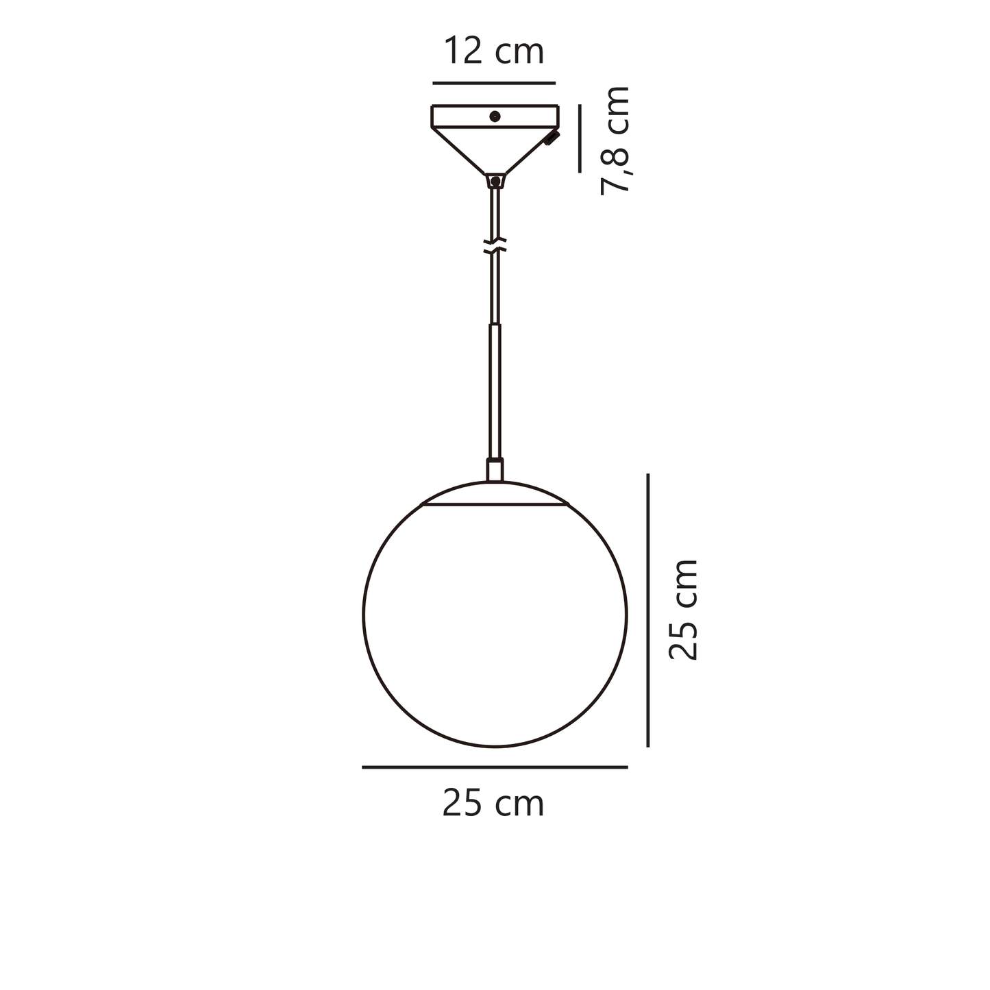 Grant 25 Candeeiro de TectoLatão