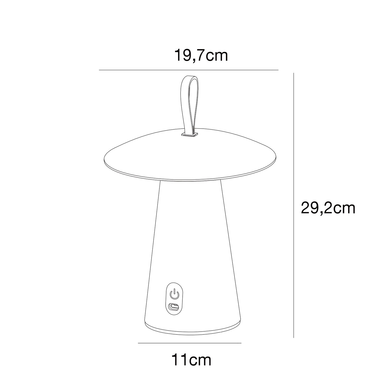 Ara-to-Go 2 Candeeiro de Mesa Recarregável