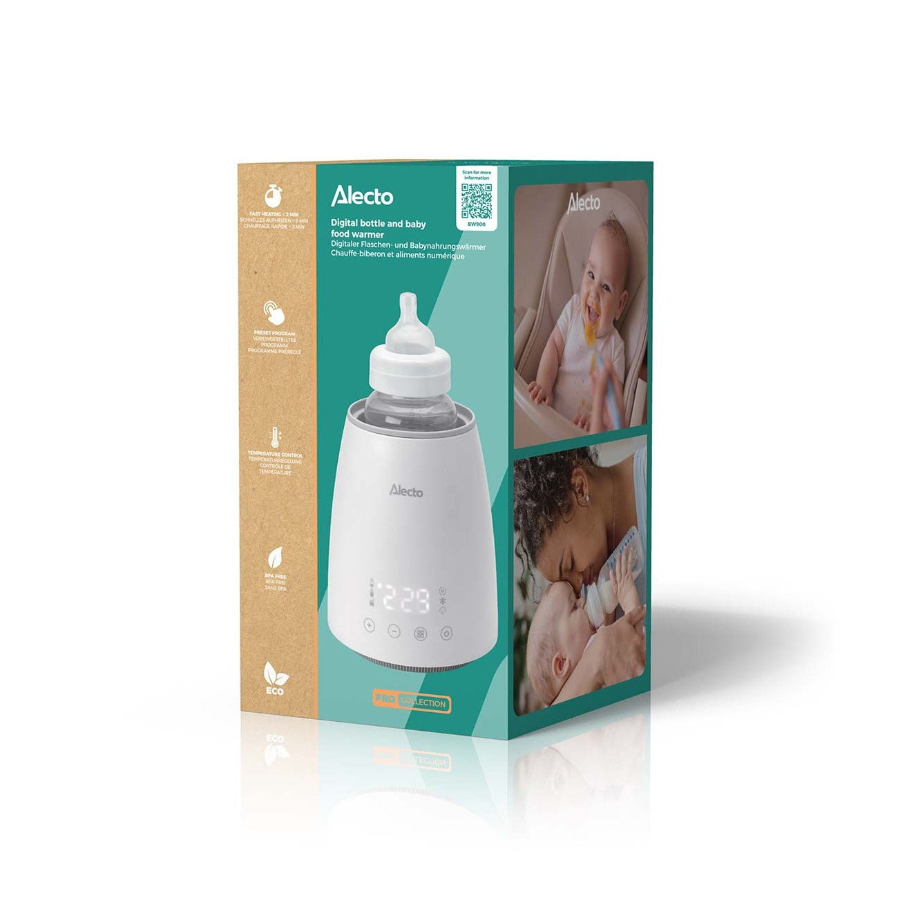 Aquecedor Digital de Biberões e Comida para Bebé