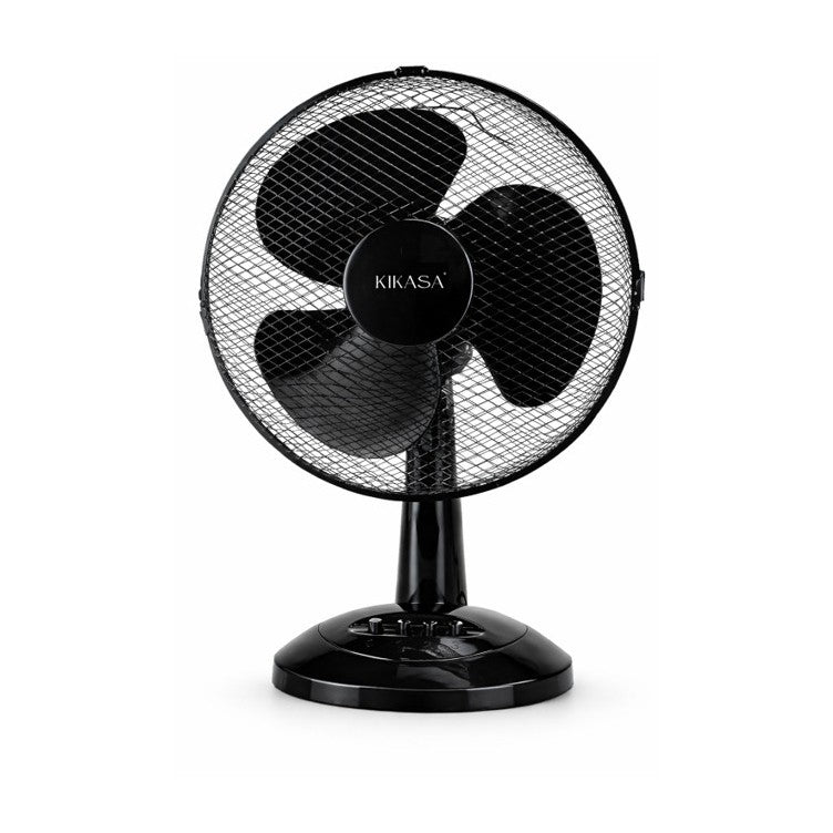 Ventoinha de Mesa 40w 35cm  3 Vel Black KIKASA