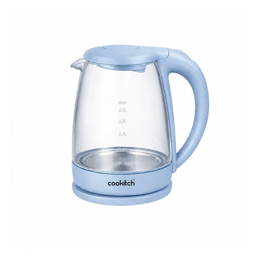Jarro Elétrico Matte Sky Blue de Vidro 1,7 L 2200 W  Cookitch