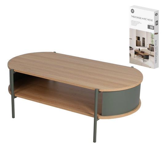 Mesa de Centro com Nicho "Gigi" (100x54x36,5 cm)