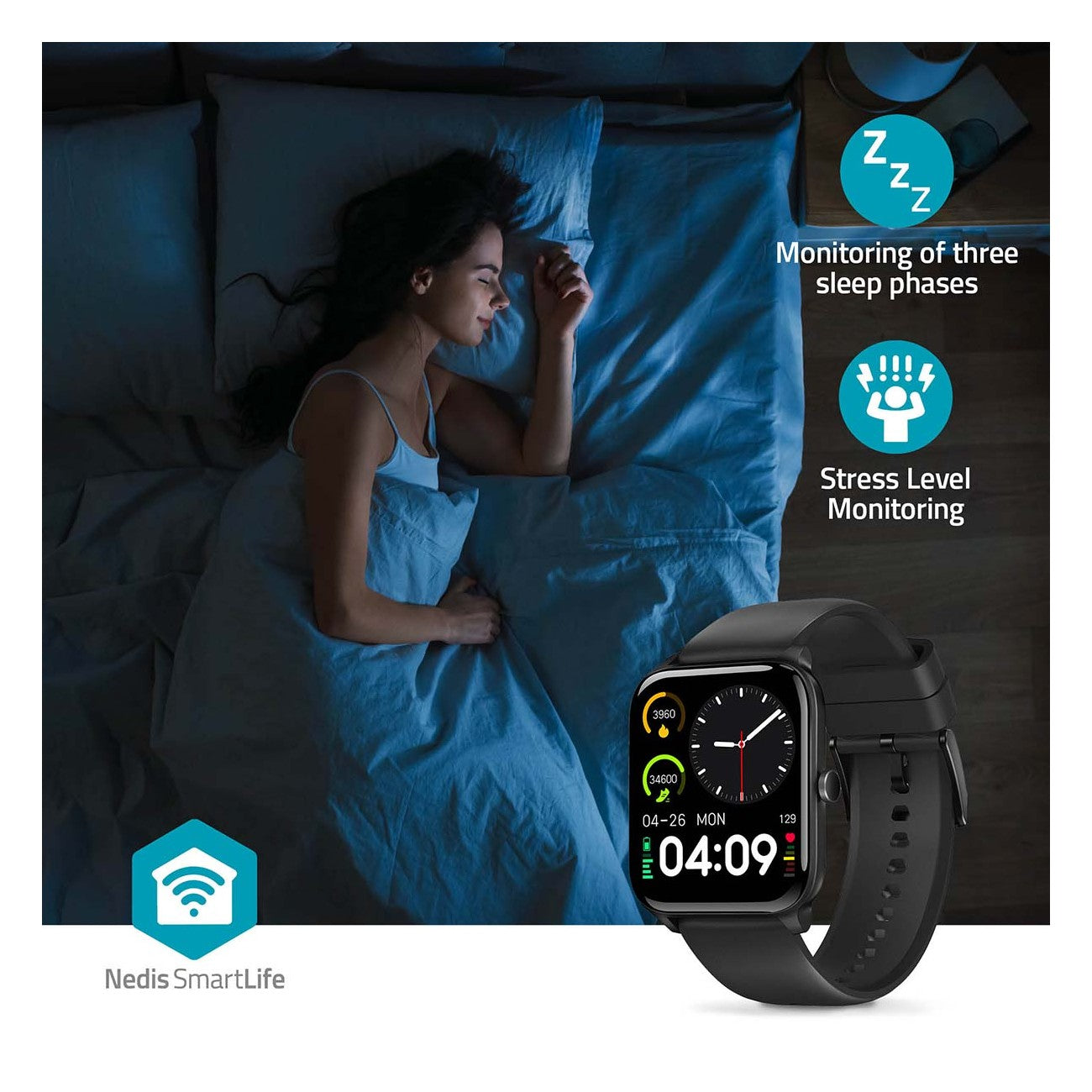 Smartwatch Inteligente 1,69" (Modelo IP68)