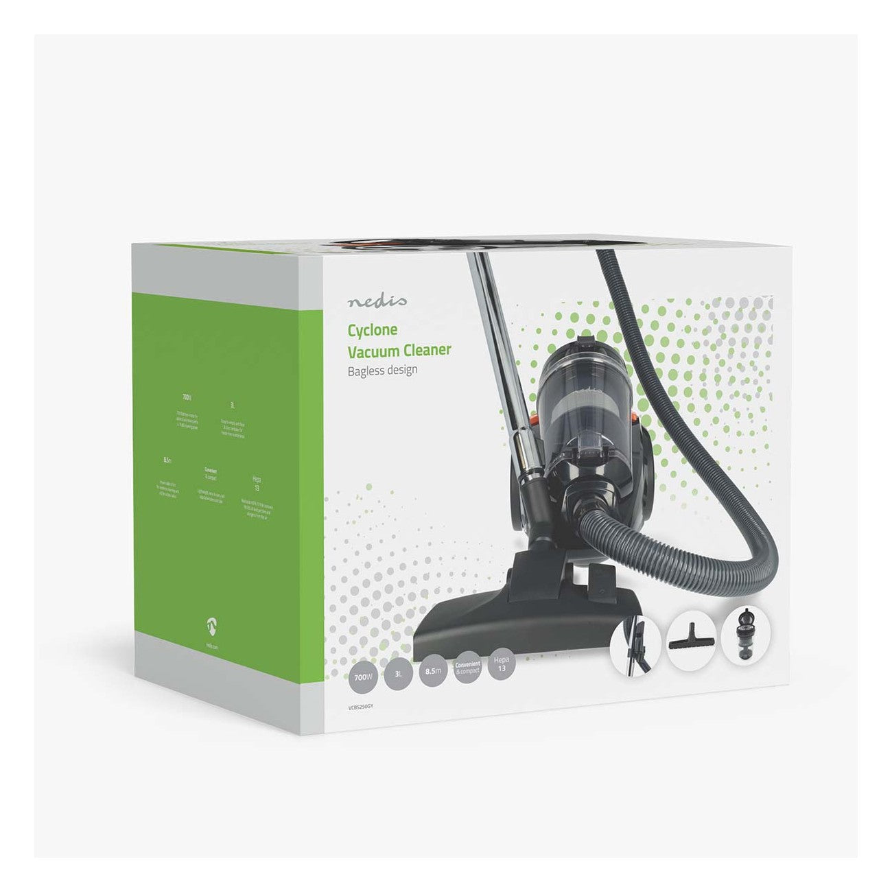 Aspirador Sem Saco Ciclónico 700W (Capacidade: 3L)