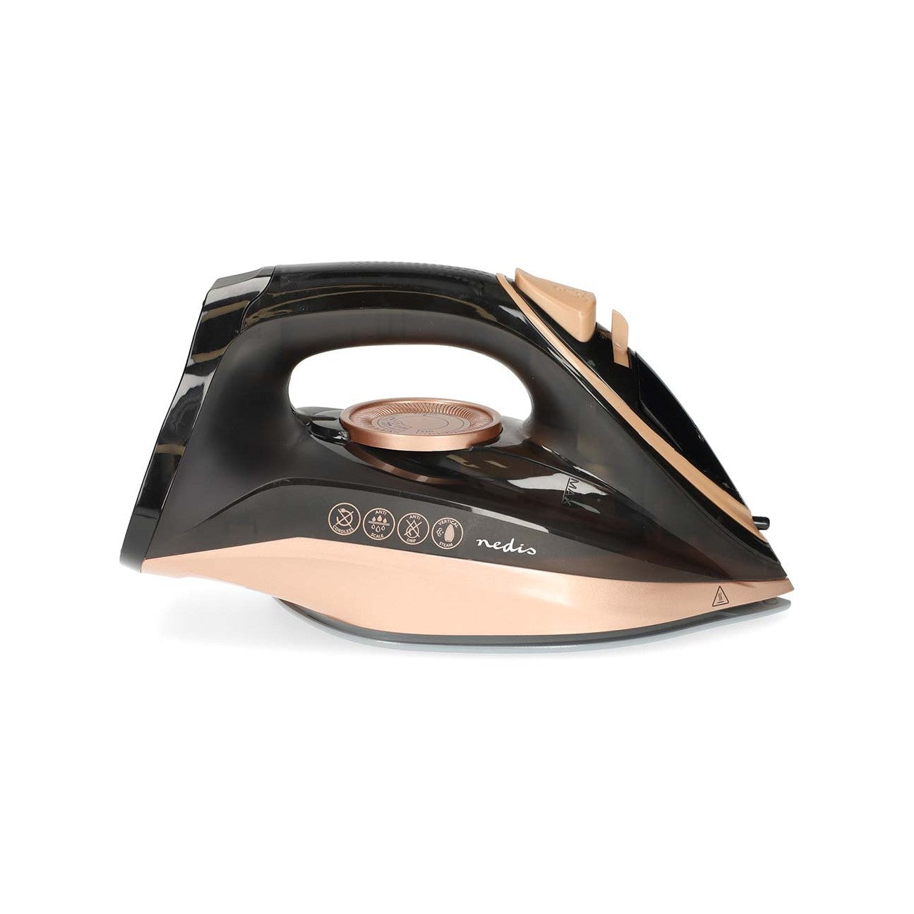 Ferro Engomar a Vapor Sem Fios 2200W (Base Aço Inoxidável)