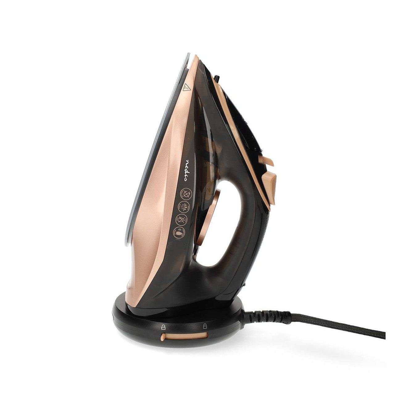 Ferro Engomar a Vapor Sem Fios 2200W (Base Aço Inoxidável)