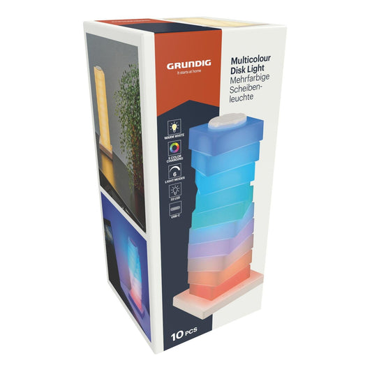 Candeeiro Disco Multicolor USB Grundig (Mod. 2)