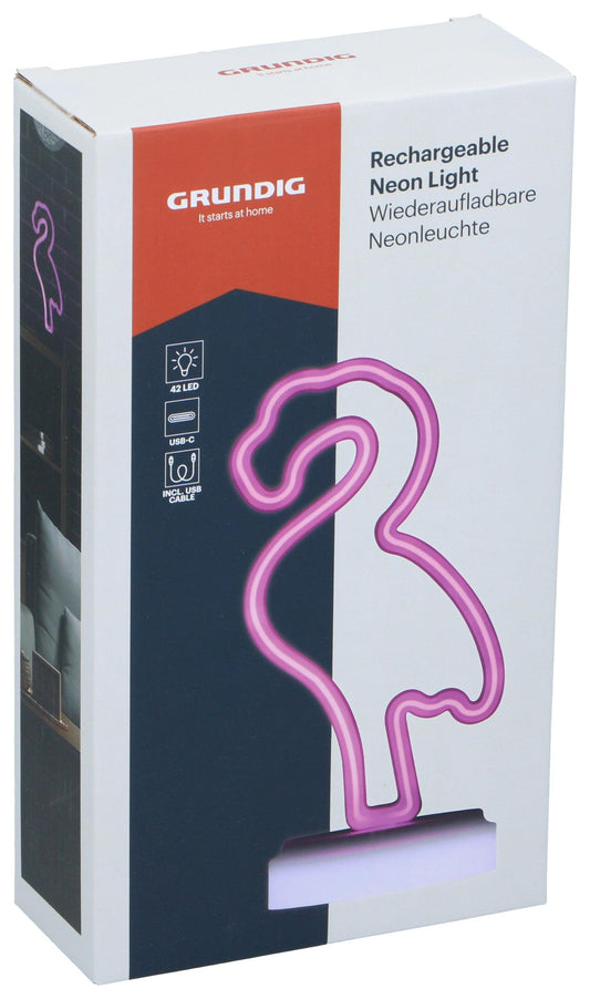 Luz Néon Recarregável Flamingo Grundig