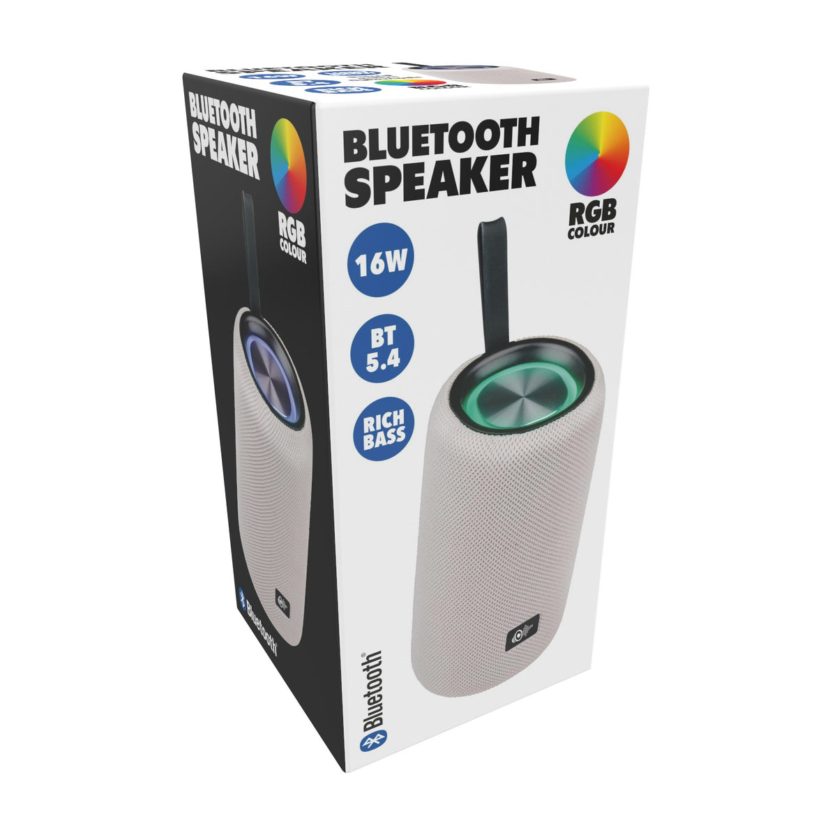 Coluna Bluetooth 16W 6 LED