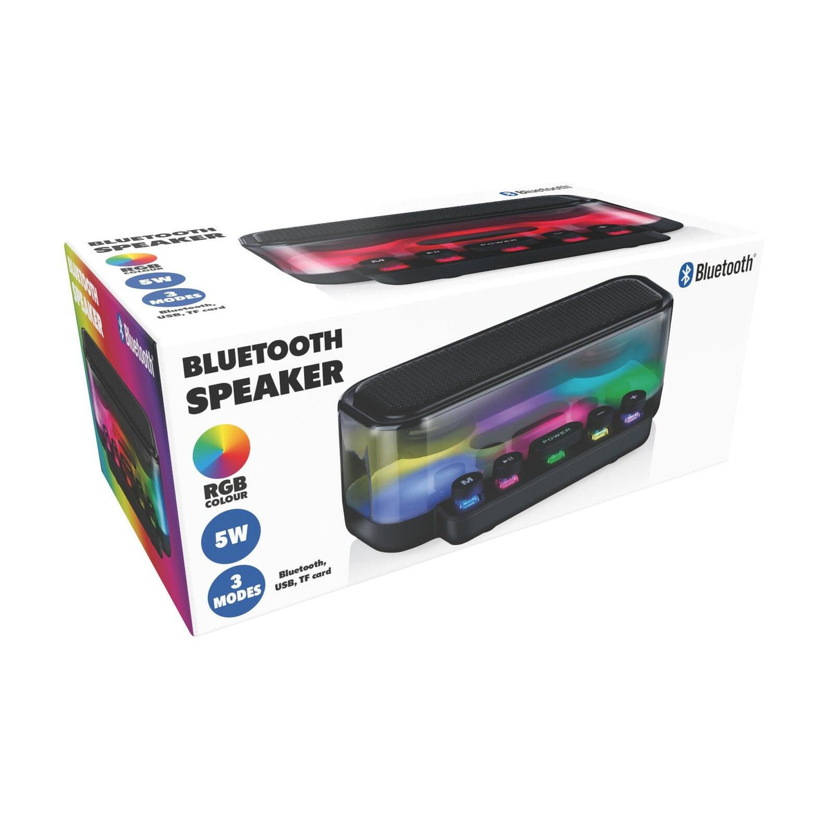 Coluna Bluetooth RGB