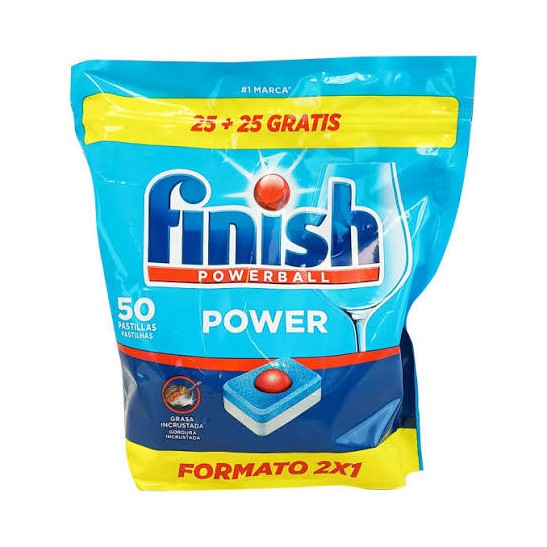 Pastilhas Máq. Loiça Finish Tudo em Um 50un