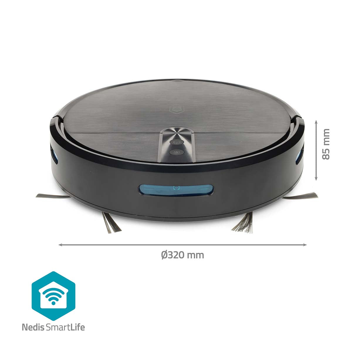 Aspirador Robô NEDIS WIFIVCR10CBK
