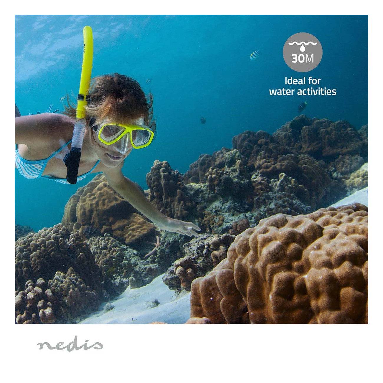 Câmara de Ação Aquática HD (12Mp - Wifi) + Acessórios