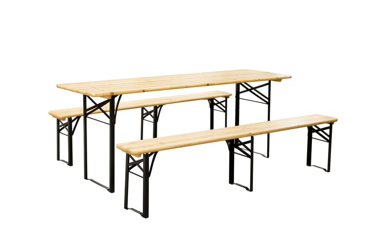 Conjunto Mesa e Bancos 2,2m BORA BORA