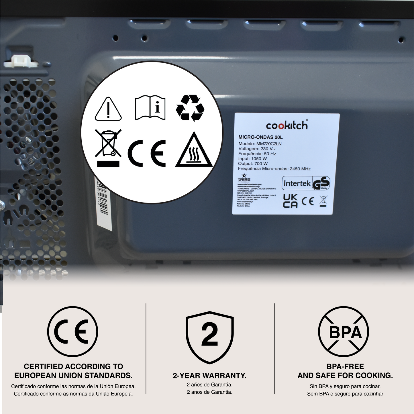 Micro-ondas 20L COOKITCH