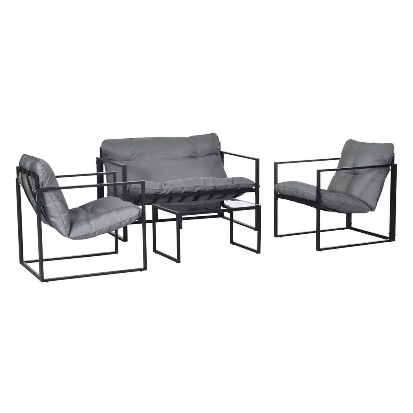 Sofá Exterior + 2 Cadeirões + Mesa BORA BORA